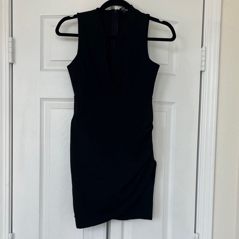 Lulu's Chic Black Sleeveless Mini Dress